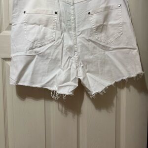 White Denim Shorts